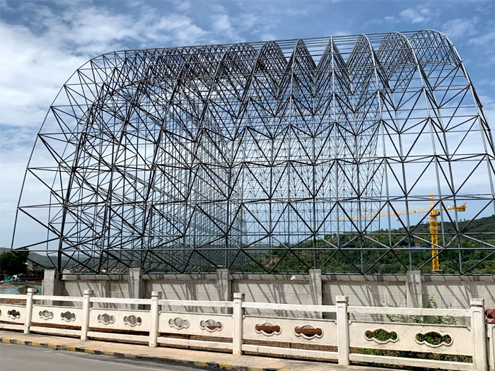 荥阳山寨矿储煤棚网架